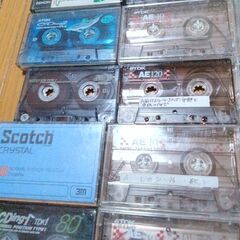 使用済みカセットテープ　28本　デッキが無いため再生未確認　ジャック　メーカー色々　種類色々　時間色々の画像