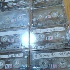使用済みカセットテープ　28本　デッキが無いため再生未確認　ジャック　メーカー色々　種類色々　時間色々の画像