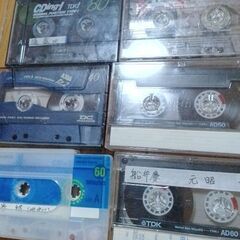 使用済みカセットテープ　28本　デッキが無いため再生未確認　ジャック　メーカー色々　種類色々　時間色々の画像