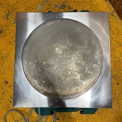 C(6626)電気クレープ焼器 EC-2000 エイシン電機 3相200V W500D500H190 焼き面41cm 動作品 業務用 中古 厨房 飲食店 引き取りも歓迎 大阪の画像