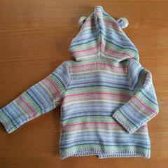 ⭐️値下げ⭐️babyGAP　ニットパーカー　6-12monthsの画像