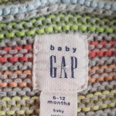 ⭐️値下げ⭐️babyGAP　ニットパーカー　6-12monthsの画像