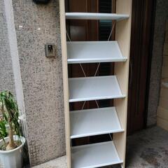 美品  2ウェイ デザイン たな＆ディスプレイたな(斜めたな) ...
