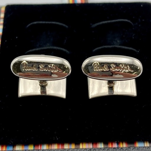 m0821607-1 ポールスミス カフス Paul Smith マルチカラー スーツ カラフル ワイシャツ オシャレ カフスボタン 中古品