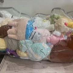 ぬいぐるみ　圧縮袋に20〜30個程度入っています