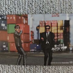 帰ってきたあぶない刑事／テレホンカード風オリジナルカード／映画入場者プレゼントの画像