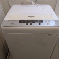 本日17時30までPanasonic 洗濯機！