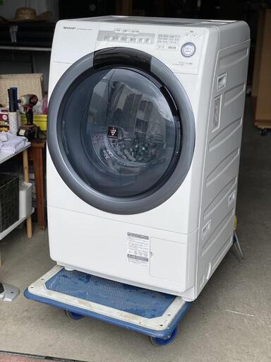 ☆直接引取限定!!☆ 7.0kg洗い!! SHARP ドラム式電気洗濯乾燥機  2018年 ES-S7Cドラム式洗濯機 家電 生活家電 洗濯機