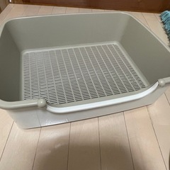 【美品】　猫　システムトイレ　本体　ニャンとも清潔トイレ