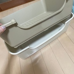 【美品】　猫　システムトイレ　本体　ニャンとも清潔トイレの画像