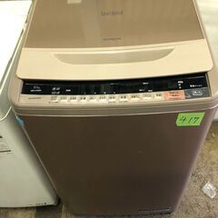NO 417 ?北九州市内配送設置無料✨?　10kg 日立 全自動洗濯機 シャンパン BW-V100A N