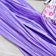 着用回数1回☆ぼんぼんリボン浴衣　120cm の画像
