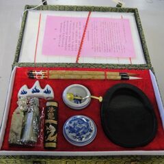 【⑩】書道セット　中国 書道具 文房四賓の画像