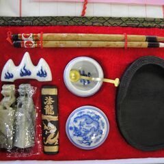 【⑩】書道セット　中国 書道具 文房四賓の画像