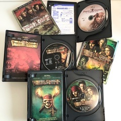 【中古品】DVD ディズニー まとめ売り パイレーツオブカリビアン ナルニア国物語 トワイライト ライラの冒険 洋画 8本の画像