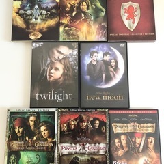 【中古品】DVD ディズニー まとめ売り パイレーツオブカリビアン ナルニア国物語 トワイライト ライラの冒険 洋画 8本の画像