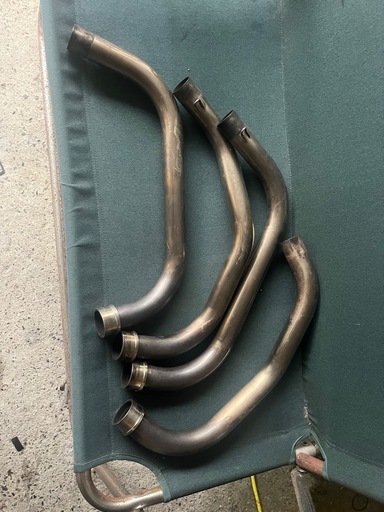 ZRX1200Rトリックスターステンレスエキマニ、タイラーレーシング4 -1集合サイレンサー