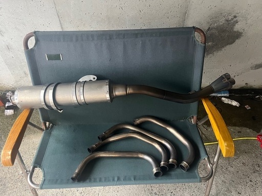 ZRX1200Rトリックスターステンレスエキマニ、タイラーレーシング4 -1集合サイレンサー