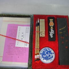 【⑩】書道セット　中国 書道具 文房四賓の画像