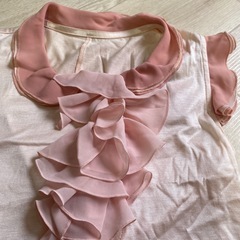 シトラスノーツ cITRUSnOTES オーガンジーフリル　カットソーの画像