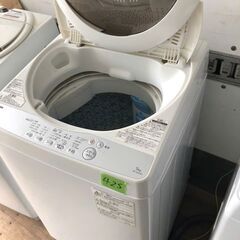 NO 425 🌈北九州市内配送設置無料✨🌈　東芝 全自動洗濯機 5kg グランホワイト AW-5G6 Wの画像