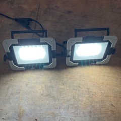 投光器　集魚灯　2連　釣りに　夜焚き　30W ダブルの画像
