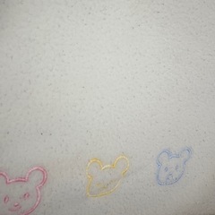 ミキハウス　ブランケット　ポータブルケープ　くまの画像