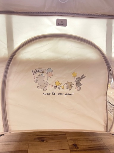 Cottoli ベビーベッド折りたたみ式 (t.) 新大宮のベビー用品