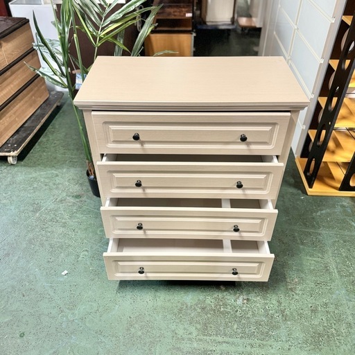 ?激安‼️ニトリチェスト4段収納家具?A0093
