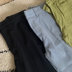 フレアパンツ3本の画像