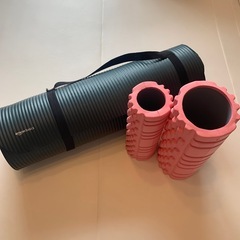 ヨガマット&ストレッチポール2個