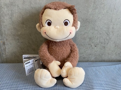 新品タグ付き　おさるのジョージ　ぬいぐるみ