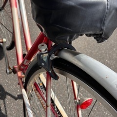 自転車 26インチ　赤の画像