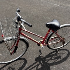 自転車 26インチ　赤の画像