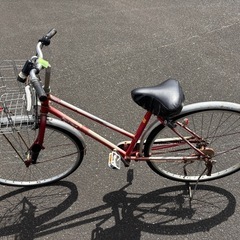 自転車 26インチ　赤