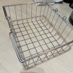 鉄製カゴ　×2個　
