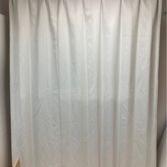 ニトリ　遮光防炎カーテン　"ノーブル3"アイボリーの画像