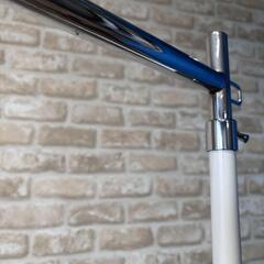 店舗用アパレル キャスター付きパイプハンガーラック① の画像