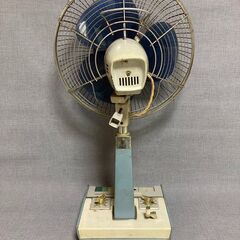 【G532】三菱電機 /扇風機/ R30-W5/青/Ace/MITSUBISHI/エレクトリック/ファン/お座敷扇/家電/昭和レトロ/動作確認済の画像
