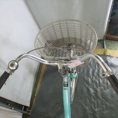 Ｄ734　★　16800円★　中古自転車 マルイシ　ティータイム【22インチ　グリーン　アルミフレーム　 】の画像