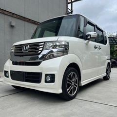 N-BOX カスタム　 特別仕様SSパケ！内外装激美！！車検2年付き！人気の白！の画像