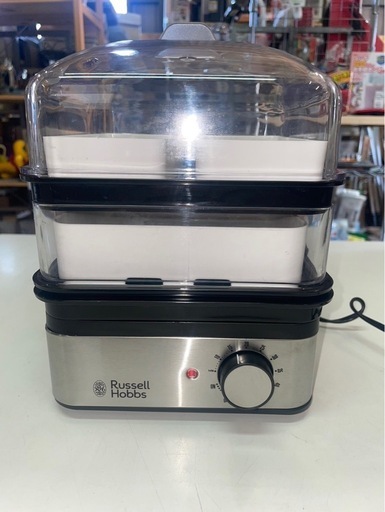 大石アンドアソシエイツ　Russell Hobbs  ラッセルホブス　ミニスチーマー　7910JP  2015年製　蒸し器　スチーム　ゆで卵　稼働確認済　中古品　③