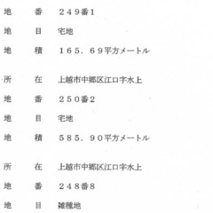 ◇◆現況渡し◆◇上越市中郷·土地販売賃貸 国道18号線 − 新潟県