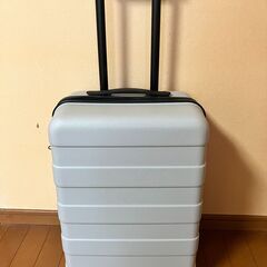 お取引進行中【無料】【鍵無し】無印良品スーツケース白 トラベルキ...