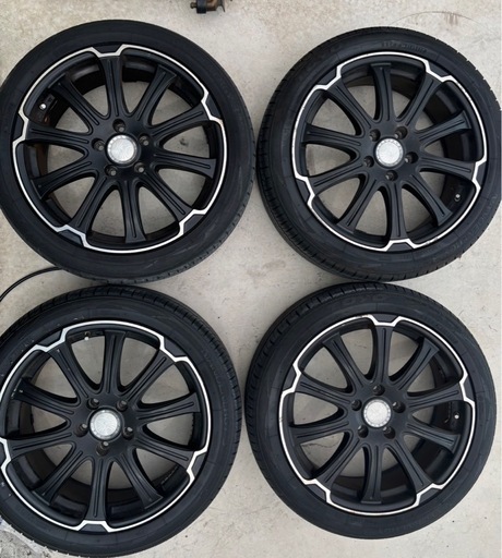 タイヤホイールセット ALGERNON アルジェノン フェニーチェ TOYO 215/45R18 製造22年