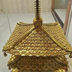 5円玉で作った五重塔の画像