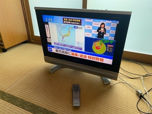 シャープ　AQUOS  2006年製　リモコン.Ｂ-CASカード付き
