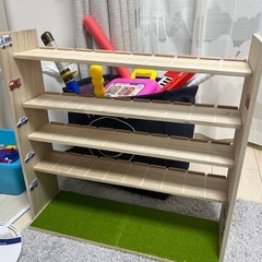 手作り　トミカ棚の画像