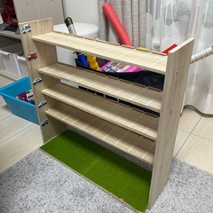 手作り　トミカ棚の画像