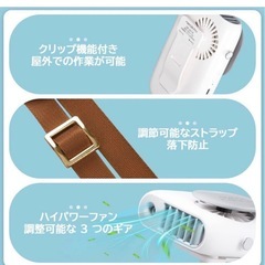 【未使用に近い】ミスト扇風機の画像
